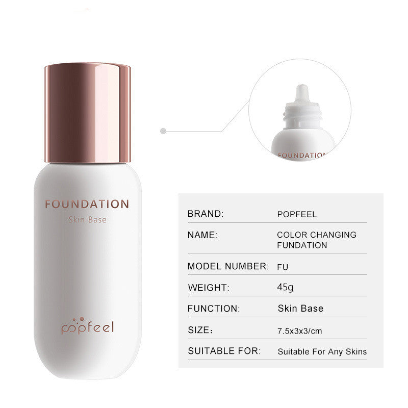 POPFEEL Color-Changing Foundation for Brightening & Coverage